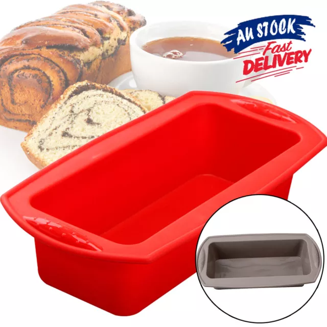 Baking Tray Bread Cake Rectangular Pan Tools Mould Bakeware Toast Mold Silicone