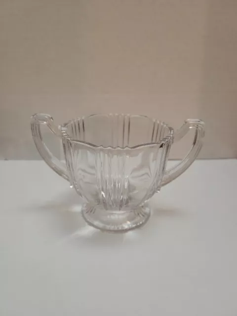 Fostoria Sunray Clear Mini Open Sugar Bowl