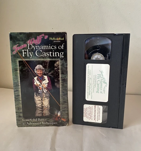 RARE JOAN WULFF'S Dynamics of Fly Casting VHS Fly Fishing