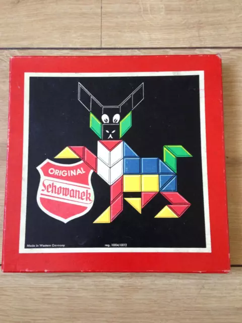 Altes Original Schowanek Holzspielzeug Legespiel Made in West Germany