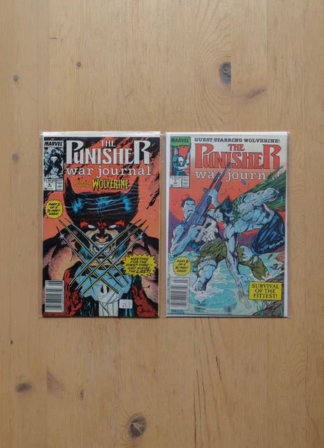 Punisher Vol 2 (1987,24-25,29-40) War Journal (1988,6,7) Marvel Comics Lot