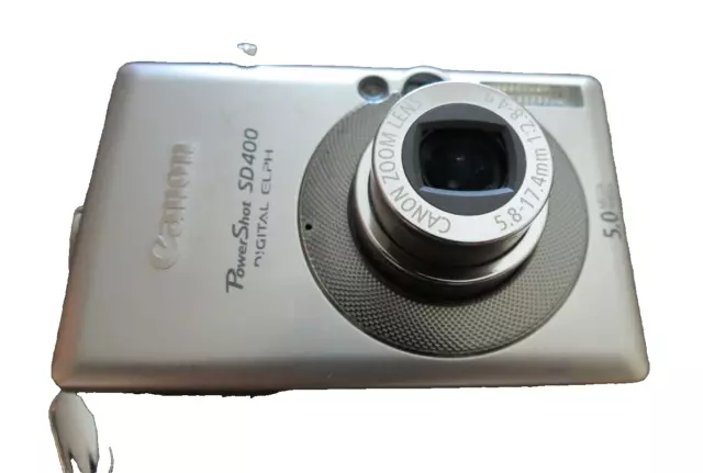 Canon PowerShot Digital SD400 Digital 5.0MP Digital Camera Battery, Charger SD