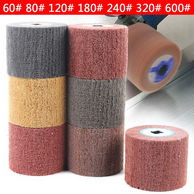 4.7"Abrasive Wire Drawing Polishing Wheel Grit 60-600 For Burnishing Machine