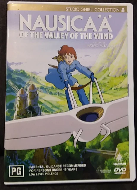 NAUSICAA OF THE Valley of the Wind REGION 4 DVD STUDIO GHIBLI ...
