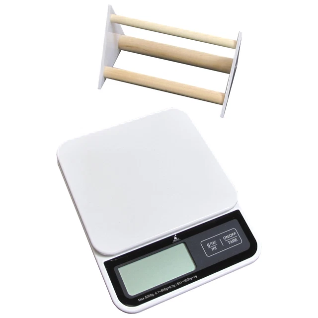 Deluxe Digital Small Animal and Aviary Scale with Perch, Golds & Yellowsn