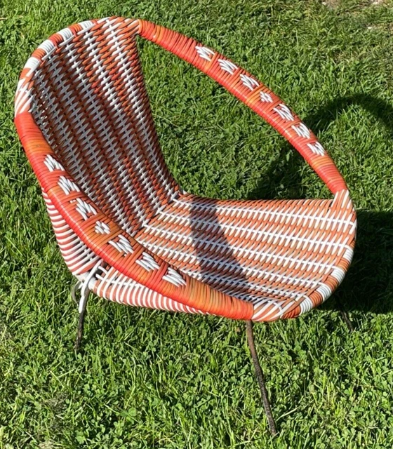 Corbeille De Plage Mer Baltique Mr. DEKO - Blanc Et Bleu, 160x120cm, Avec Auvent Et Tables