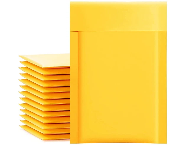 Bubble Mailers 4x8 Inch 50 Pcs,Small Self-Sealing Mail