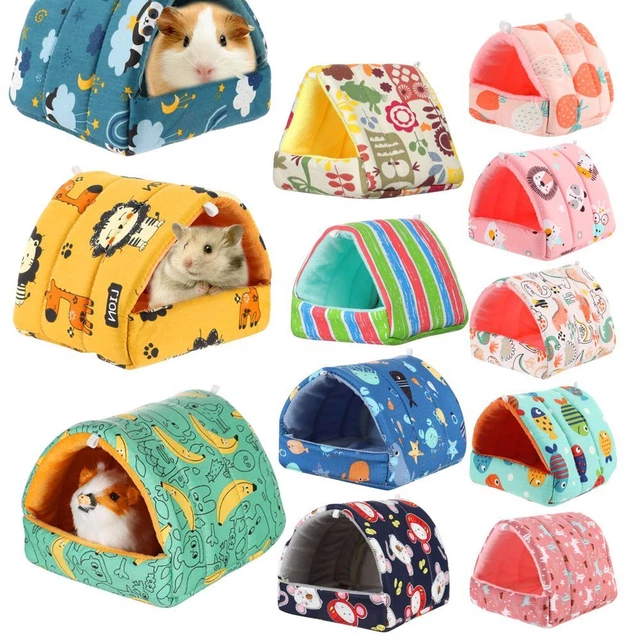 Mini Cage Small Animal Sleeping Bed Guinea Pig Nest Hamster House Warm Mat