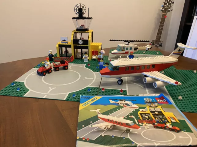 Vintage Lego 6392 Flughafen / Airport mit Original Bauanleitung