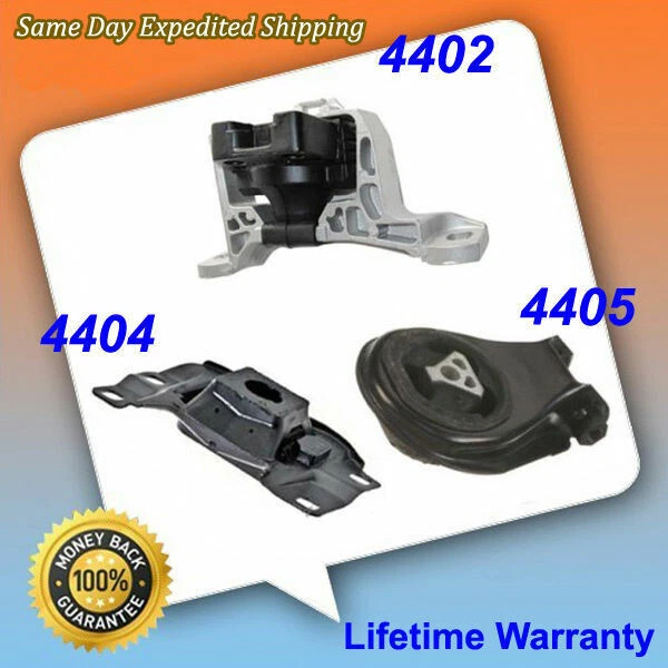 M309 Moteur & Trans Montage Kit 3PCS Pour 04-09 Mazda 3 2.0L 5312 4405