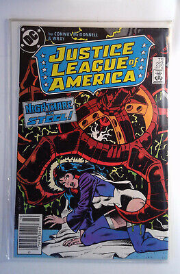 Justice League of America #255 (1986) DC Comics 8.0 VF Comic Book Newsstand