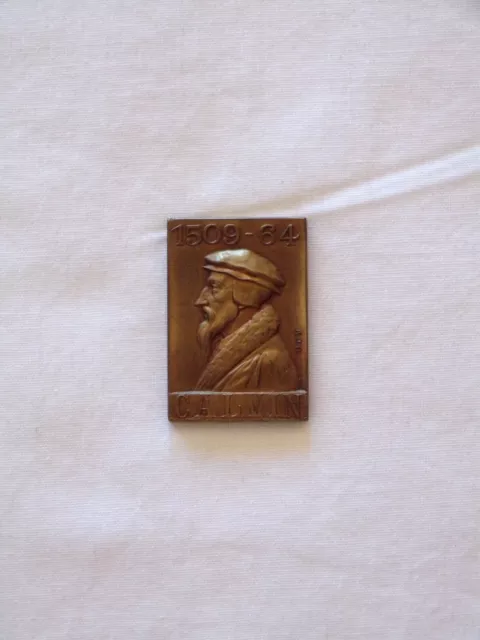  CALVIN. authentique médaille en bronze.