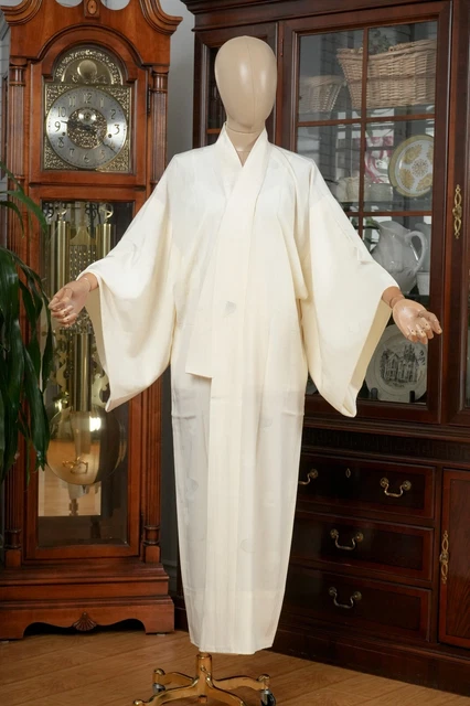 Dear Vanilla Japanese Juban Undergown Women's Kimono Genuine Vintage Mint