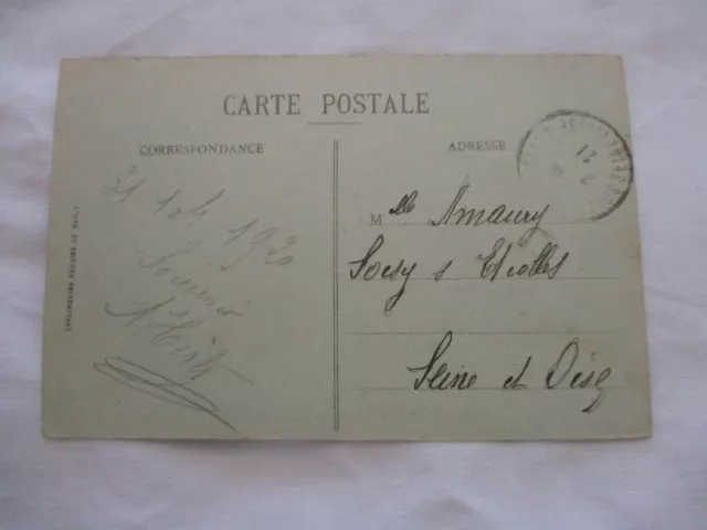 CPA BACK GREEN ORNAMENT 61 FLERS L'HOTEL DE VILLE 16th CENTURY 2