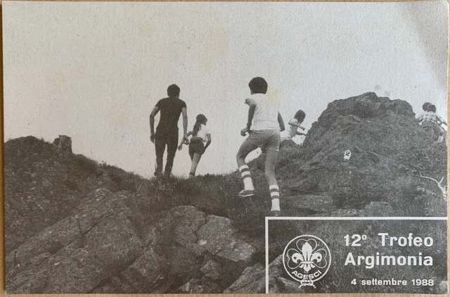Cartolina Trivero Biella Pubblicitaria 12 Trofeo Argimonia 1988 Non viaggiata