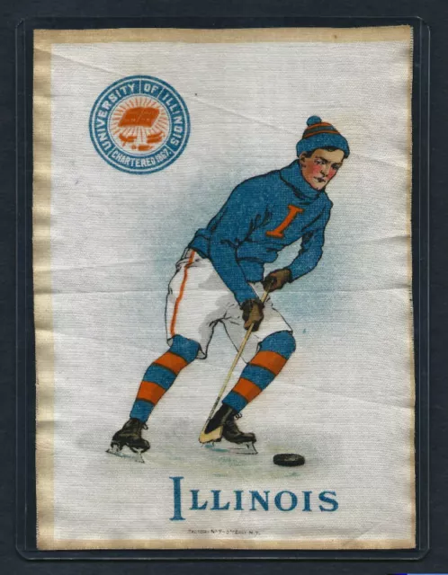 ILLINOIS HOCKEY  S21 Large Murad College Tobacco Silk