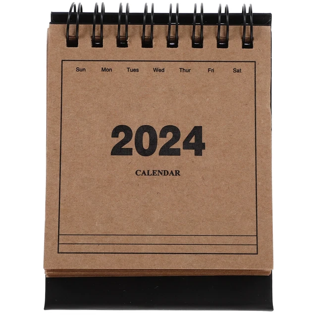 DESK CALENDAR 20232024 Standing Flip Desktop Mini Turn The Page EUR 3