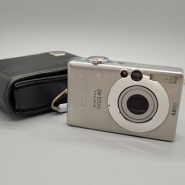 Canon PowerShot SD300 IXUS 40 4,0 megapixel fotocamera digitale compatta argento testato