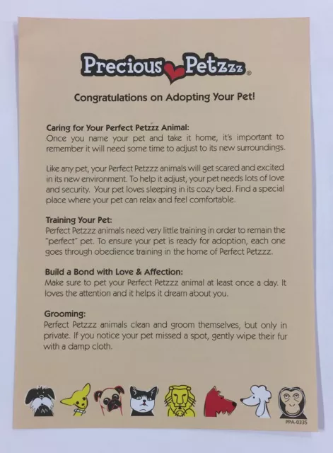 PRECIOUS PETZ Perfect Pet Gorilla Cat Dog Pup Rabbit Kids Christmas Fun Toy Gift 2