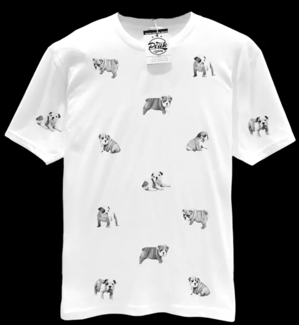 British Bulldog T-Shirt - Cute Dog Tee - Bulldog Lover Shirt - Vintage Design