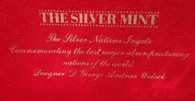 Six Bar Set: The Silver Mint, Nation's, 20G Ingots,  .999 Fine 120 Total