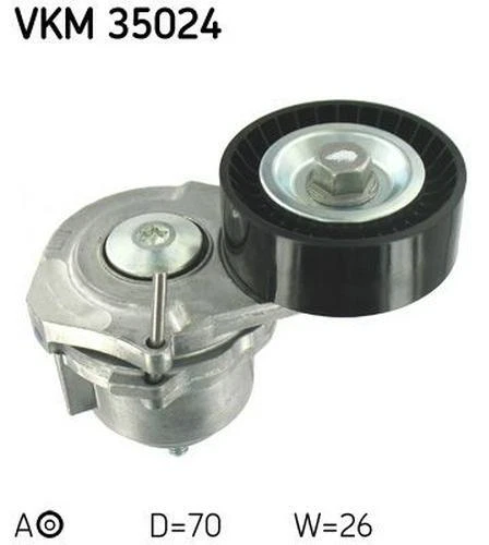 SKF Poulie-tendeur courroie trapézoïdale à nervures Galet tendeur VKM 35024 70mm