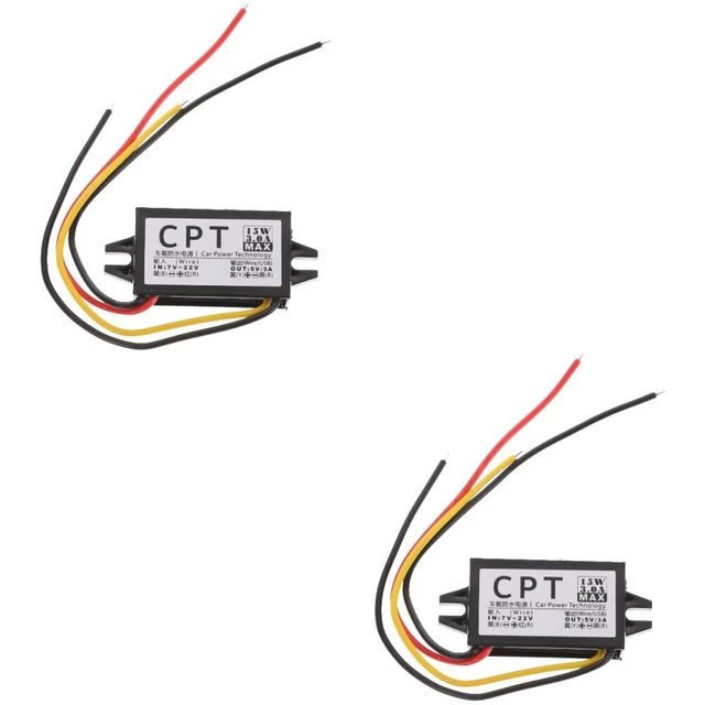 Set of 2 12V Bis 5V Buck Abwärtswandler Boost-Leistungswandler Stromwandler