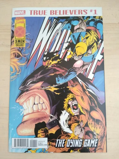 Wolverine #90 Reprint Marvel Comics True Believers #1 The Dying Game 2018 Unread