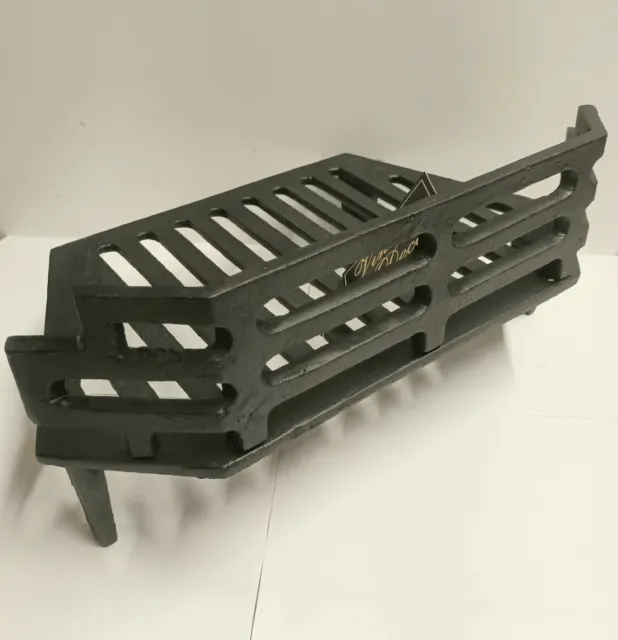 Fire Grate WW Victorian for 16" Fireplace Opening Coal Log Wood Burner 5kg Cast