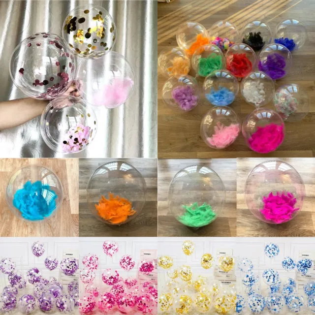 100 Clear Transparent BALLOONS helium BALLONS Quality Party Birthday Wedding