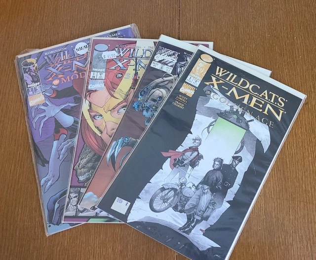 Marvel Image WildC.A.T.S X-Men Golden Silver Dark Modern Age #1 Lot of 4 VF-NM