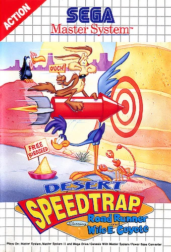 ROAD RUNNER DÉSERT Speedtrap Master System Console Sega Rétro Gaming