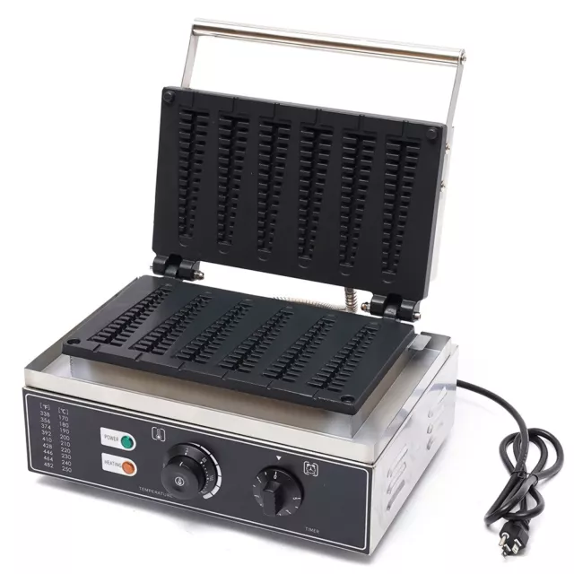 Commercial Electric Nonstick Stick Waffle Maker Machine Muffin Baking Machine