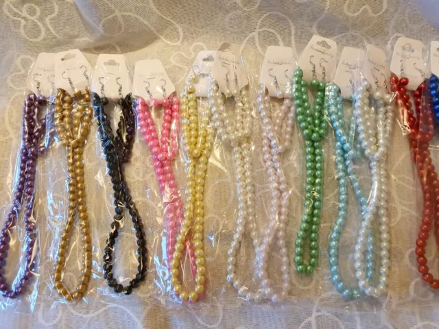 Joblot 24pcs Faux Pearl  sets necklace & earrings & Bracelet NEW wholesale