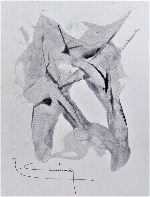 Abstracto de Robledo Cimbrón Titulo:" Relax Composition 035 "