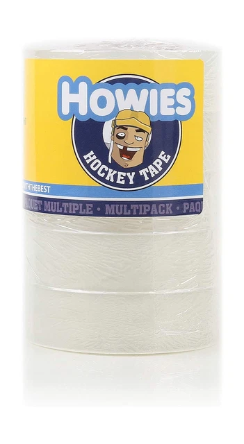 Howies Hockey Tape 5 ROLL Packs Clear