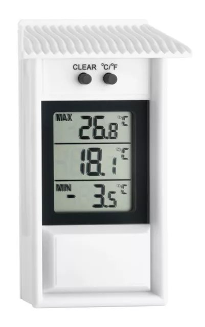 Gartenthermometer TFA 30.1053 Min-Max-Thermometer Aussenthermometer wetterfest