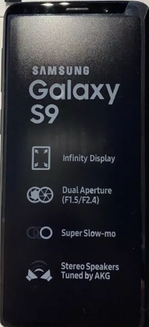 Samsung Galaxy S9 SM-G960F 64GB Schwarz Lila Blau Wie Neu Smartphone Handy WOW