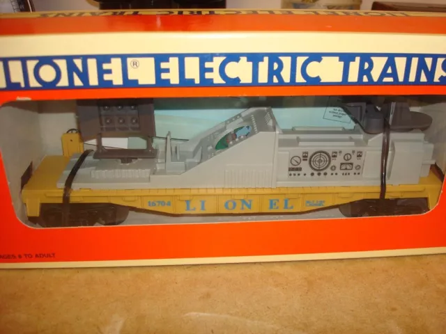 LIONEL O GAUGE No. 6-16704 LIONEL T.V. CAR BUILT 1-94-NEW IN BOX