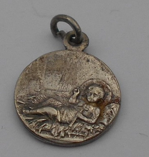Ancien Pendentif Médaille 