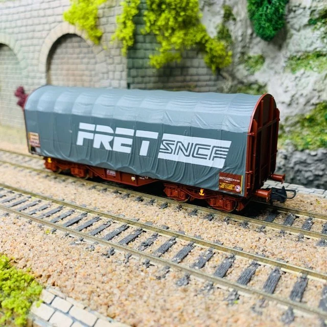 Wagon à bâche coulissante FRET, SNCF, Ep VI - ROCO 76443 - HO 1/87