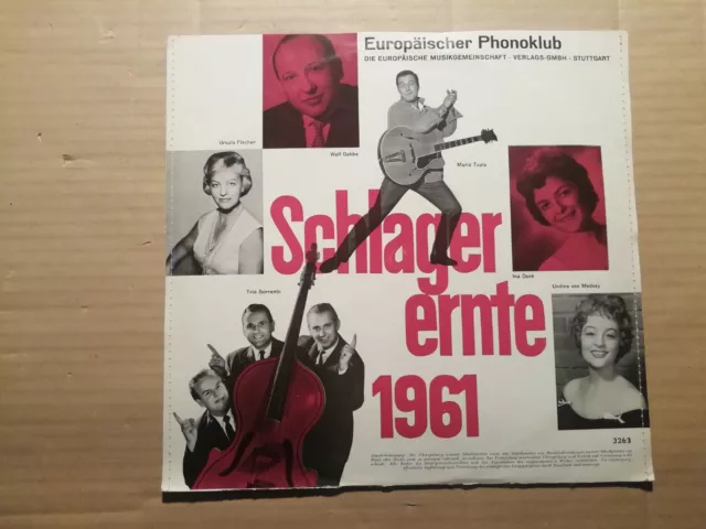 Schlagerernte 1961 - Europäischer Phonoclub - 10"-Lp - Opera