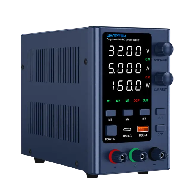 EPS 0-32V 10A Adjustable Lab DC Power Supply Variable Precision Internal Memorie