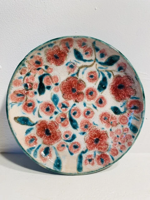 Edouard Cazaux (1889-1974), Assiette En Céramique Décorative Signée