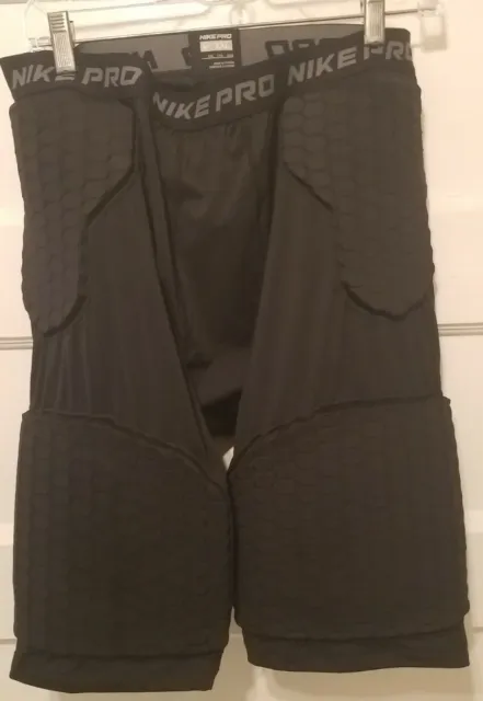 Nike Pro Men's Size XXL Black Padded Compression Base Layer Shorts