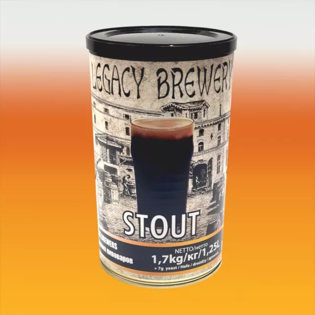 Legacy Stout - 1.7kg 40 Pint - Home Brew Beer Kit