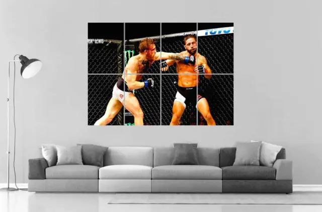 UFC CONOR MCGREGOR VS CHAD MENDES Wall Art Poster Grand format A0 Large Print