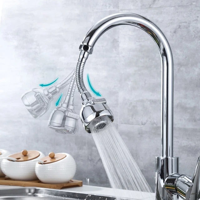 Robinet Aérateur Spray Eau 360 Degrés Aérateur Extension Robinet Cuisine