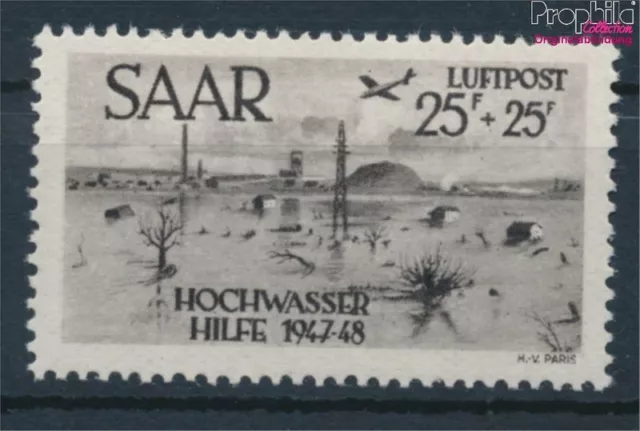 Briefmarken Saarland 1948 Mi 259 mit Falz (10194272