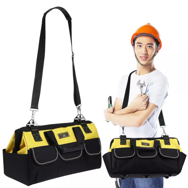 Professional 17 inch tool bag Durable Multi Purpose Storage Case Shoulder Strap